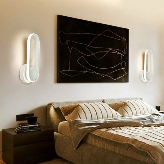 Rotating wall lamp