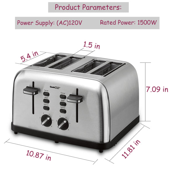 Toaster Stainless